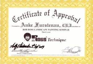 Bob Ross - Zertifikat Landschaftsmalerei
